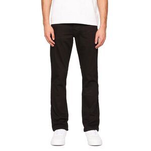 Crosshatch Mens Princed Denim Jeans / Solid Black